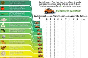 Impact écologique de 20 aliments