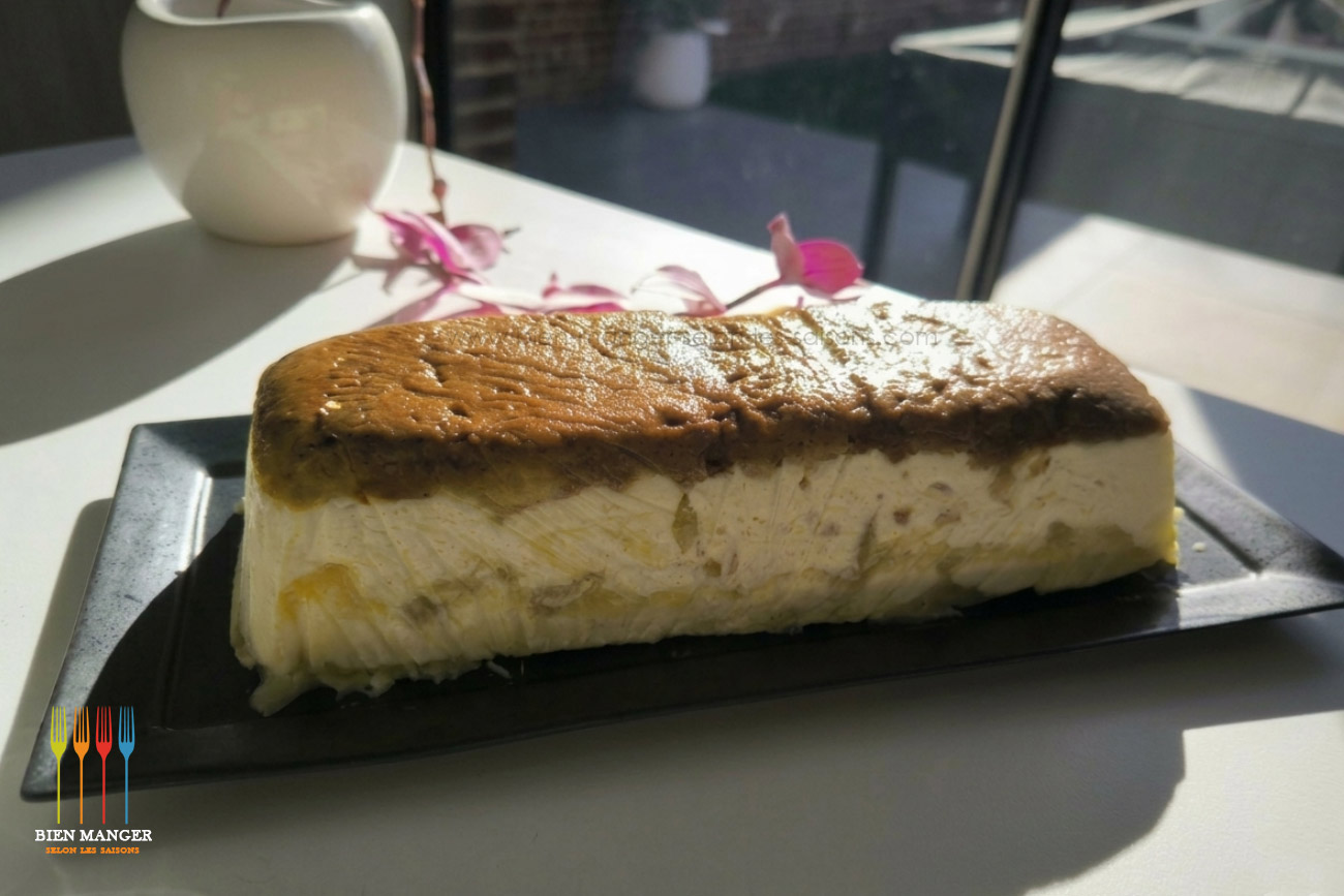 Marbré poires, mascarpone et spéculoos – Rendu final de la recette